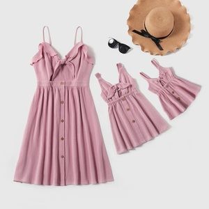 Mom and daughter matching dress